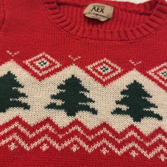 Maximus Rex red christmas sweater 6 - Picture 2 of 2